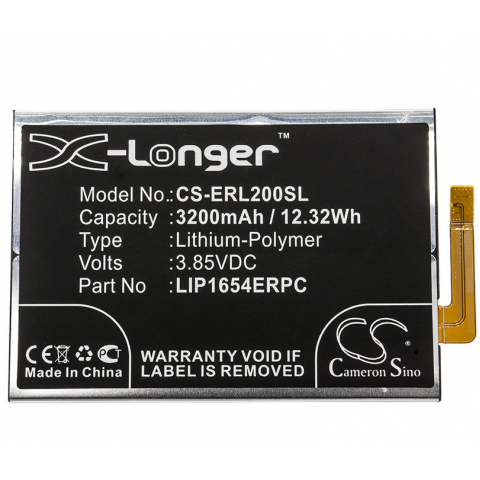 Akumuliatorius Sony Xperia XA2, L2, L3 CS-ERL200SL 3.85V 3200mAh